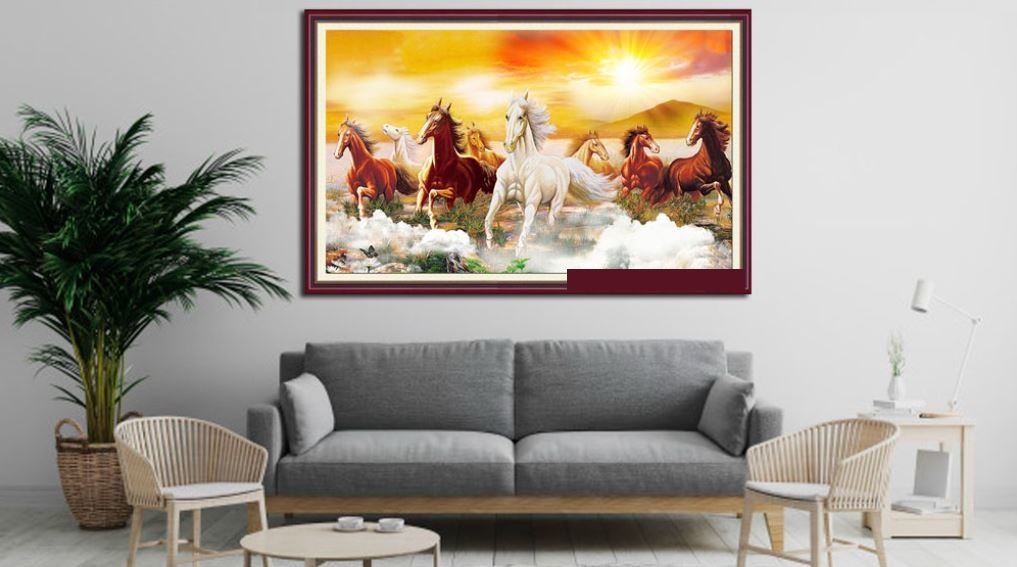 Tranh mã đáo thành công đẹp nhất