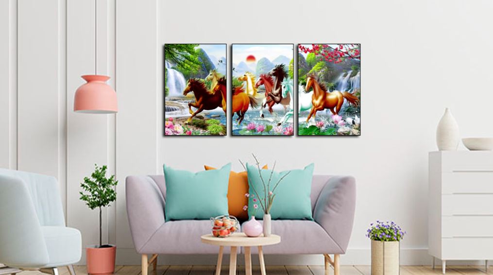 Tranh mã đáo thành công đẹp nhất