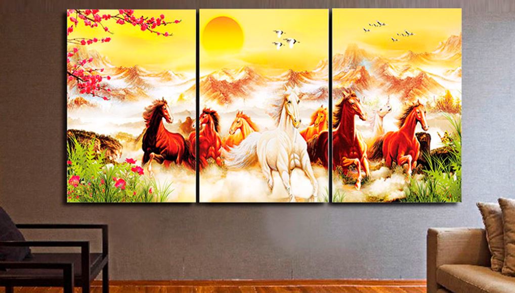 Tranh mã đáo thành công đẹp nhất