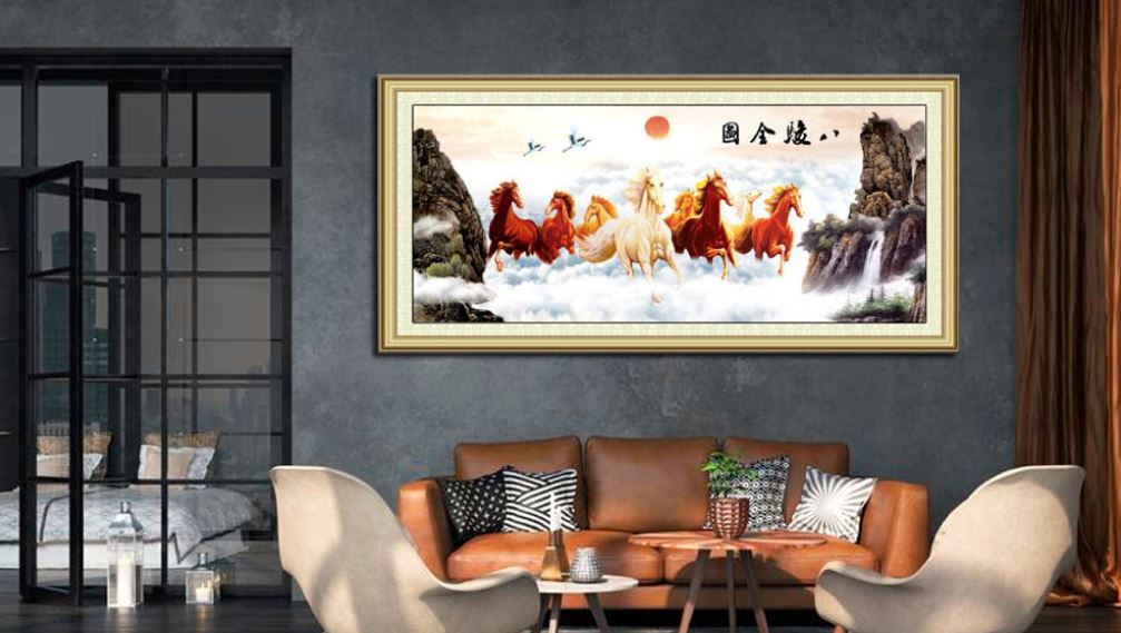 Tranh mã đáo thành công đẹp nhất