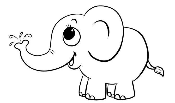 Tranh tô màu con vật cho bé Tranh tô màu con vật cho bé