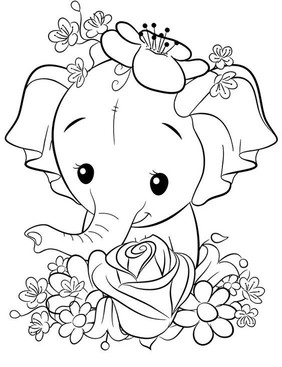 Tranh tô màu con vật cho bé Tranh tô màu con vật cho bé