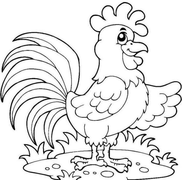 Tranh tô màu con vật cho bé Tranh tô màu con vật cho bé