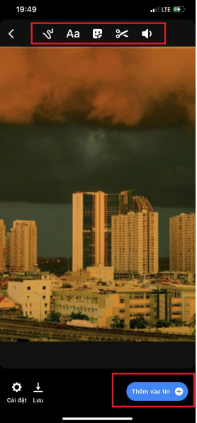 Tại đây, bạn có thể tùy chỉnh video của mình, có thể là thêm text, nhãn dán, âm thanh… Tại đây, bạn có thể tùy chỉnh video của mình, có thể là thêm text, nhãn dán, âm thanh…