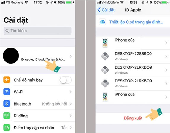 Cách lấy lại mật khẩu iCloud