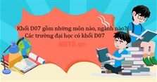 Khối D07 gồm những môn nào, ngành nào? Các trường đại học có khối D07