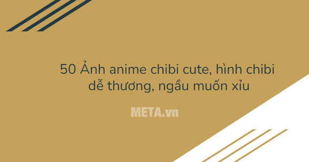 Hình ảnh anime chibi đẹp