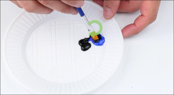 Pha màu xanh đậm Pha màu xanh đậm