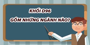 D96 gồm những môn nào, là tổ hợp môn gì? Khối D98 gồm những ngành nào?