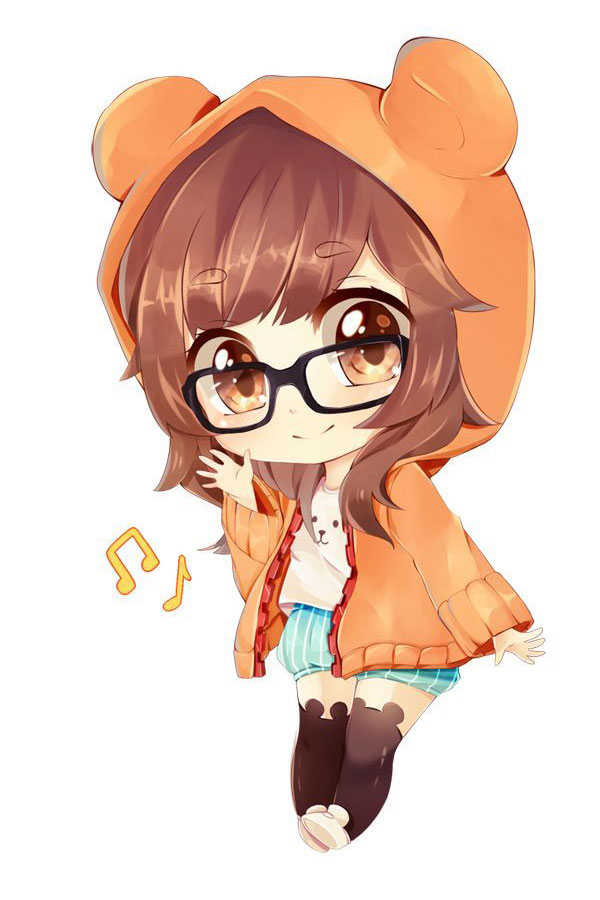 Hình ảnh anime chibi nữ cute