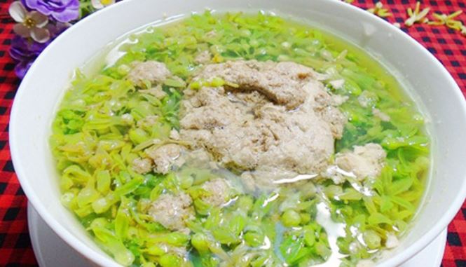 Cách nấu canh cua nấu hoa thiên lý
