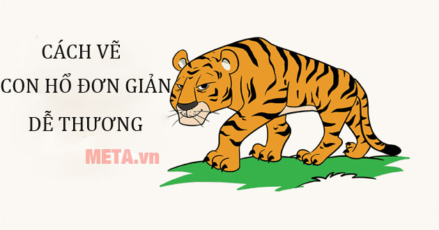 Cách vẽ con hổ