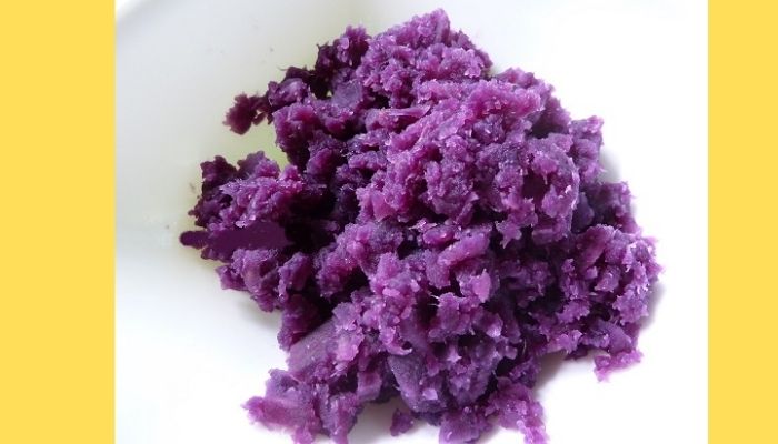 Làm nhuyễn bột tím Làm nhuyễn bột tím