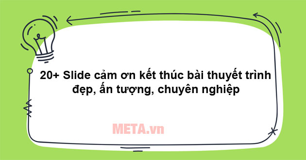 Slide cảm ơn kết thúc đẹp