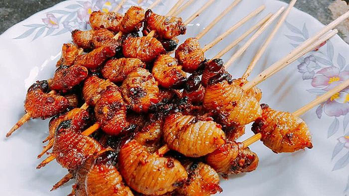 Đuông dừa nướng muối ớt