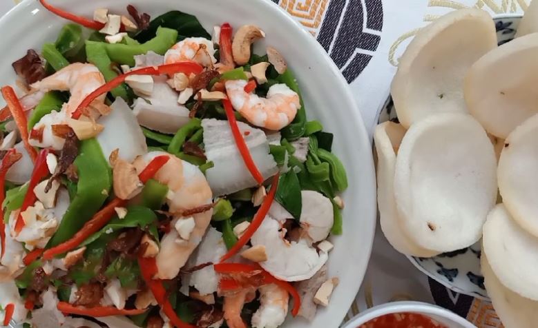 Cách làm gỏi rau tiến vua