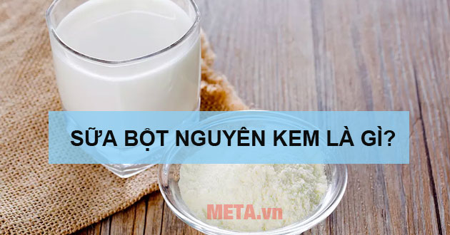 Sữa bột nguyên kem là gì