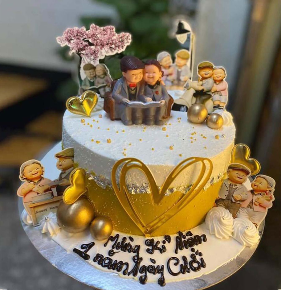 Bánh kem kỷ niệm ngày cưới Bánh kem kỷ niệm ngày cưới