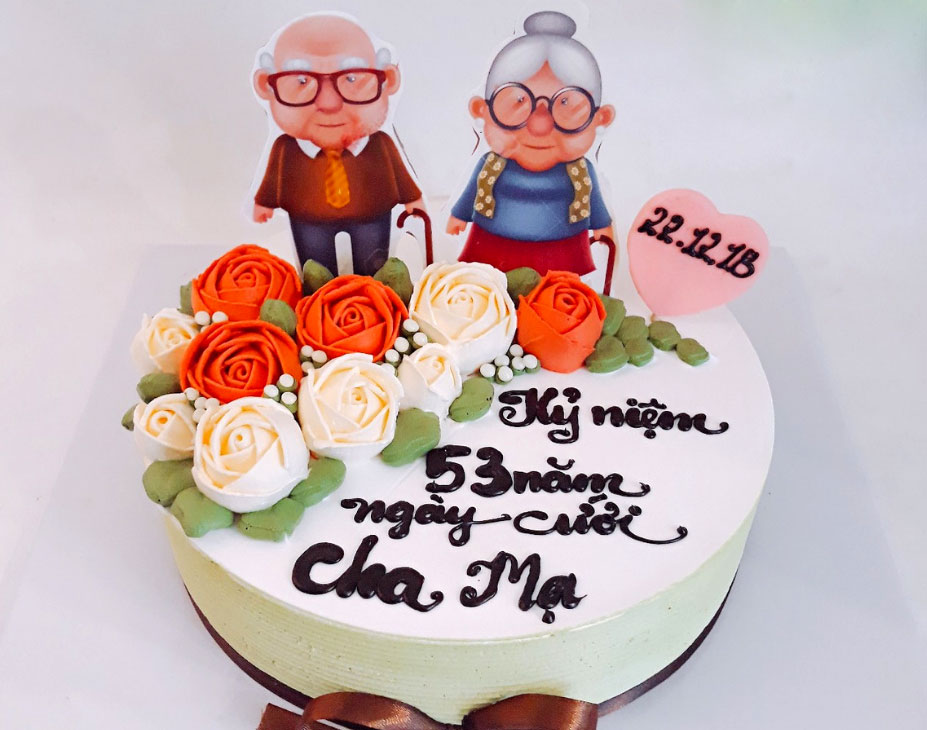 Bánh kem kỷ niệm ngày cưới Bánh kem kỷ niệm ngày cưới