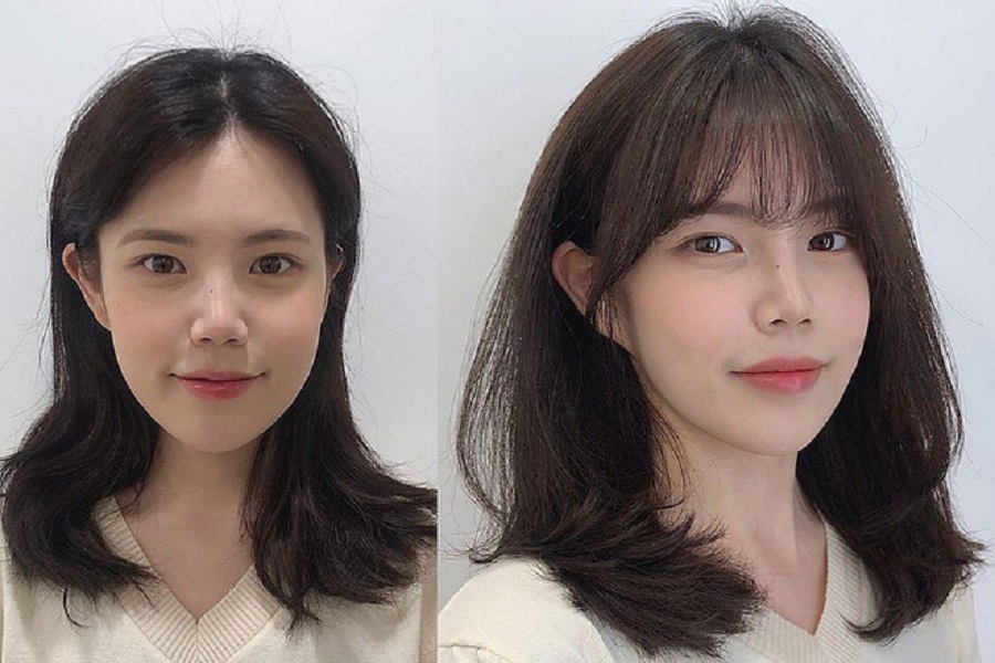 Cách cắt mái bay kết hợp mái thưa