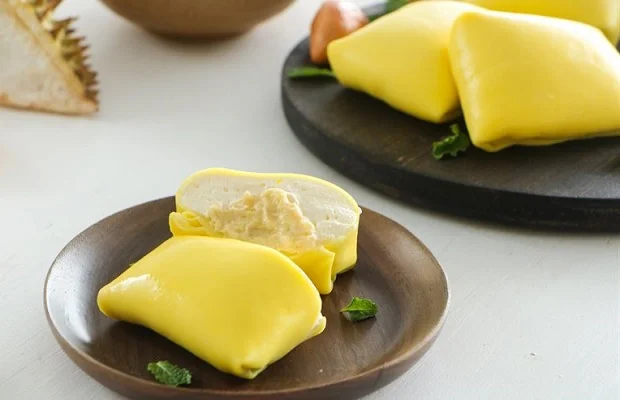 Bánh crepe sầu riêng Bánh crepe sầu riêng