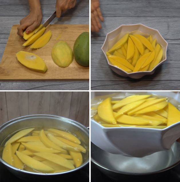 Cách làm xoài ngâm mắm đường chua ngọt để được lâu