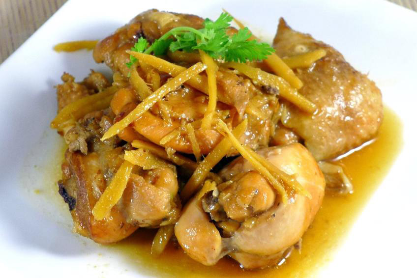 Vịt kho gừng