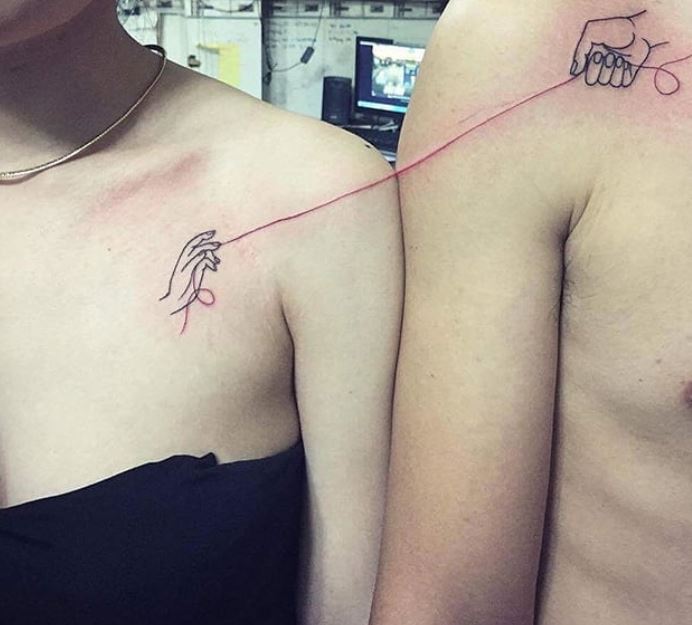 Hình xăm cặp đôi mini đẹp nhất với người yêu