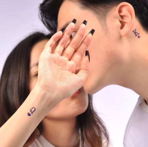 Hình xăm cặp đôi mini đẹp nhất với người yêu