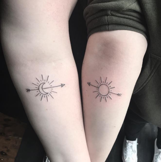 Hình xăm cặp đôi mini đẹp nhất với người yêu