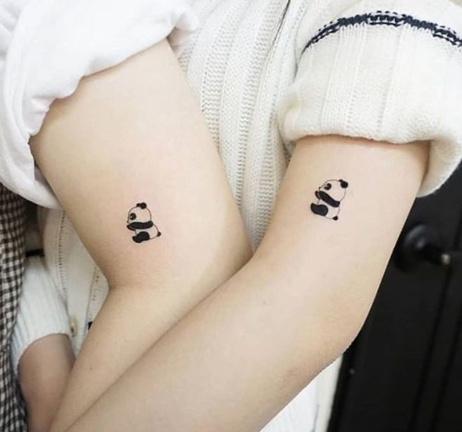 Hình xăm cặp đôi mini đẹp nhất với bạn thân