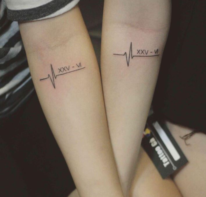 Hình xăm cặp đôi mini đẹp nhất với người yêu