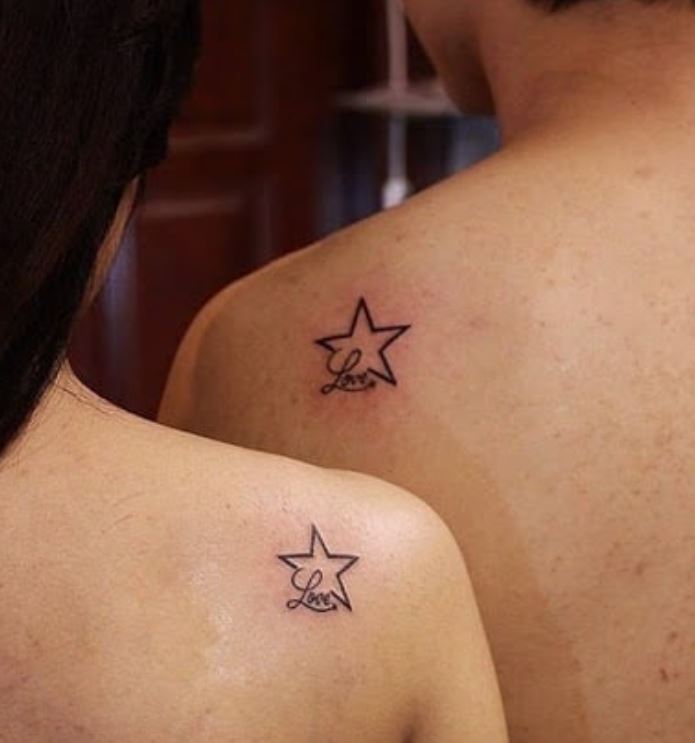 Hình xăm cặp đôi mini đẹp nhất với người yêu