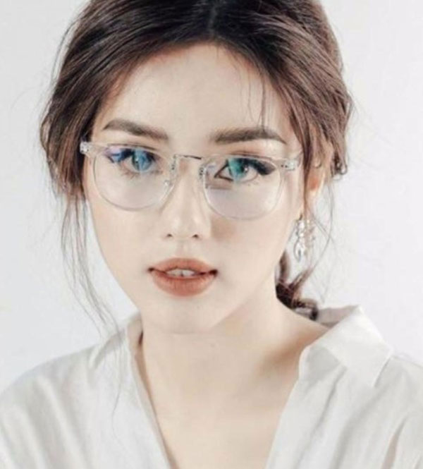 Kính gọng vuông bầu Kính gọng vuông bầu