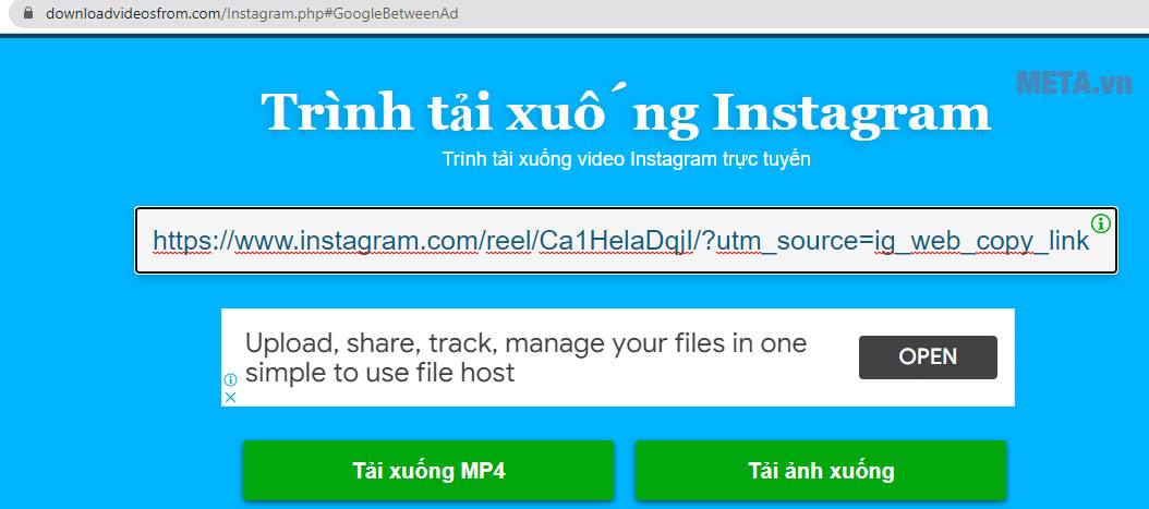 Tải video Instagram về máy tính Tải video Instagram về máy tính