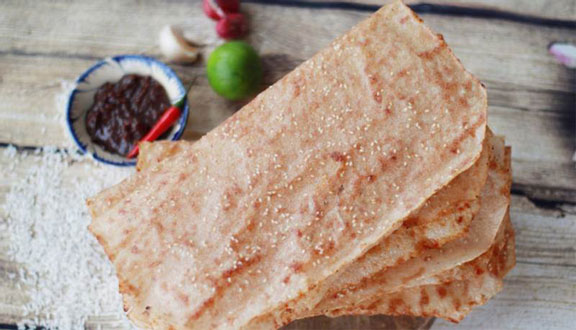 Bánh tráng mắm ruốc Bánh tráng mắm ruốc