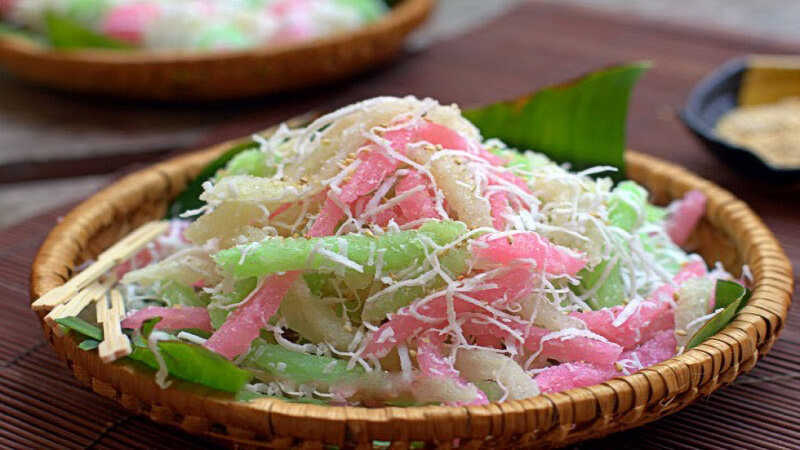 Hướng dẫn cách làm bánh tằm khoai mì Hướng dẫn cách làm bánh tằm khoai mì