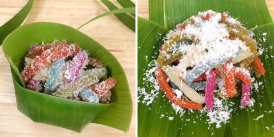Thành phẩm món bánh tằm khoai mì thơm ngon Thành phẩm món bánh tằm khoai mì thơm ngon