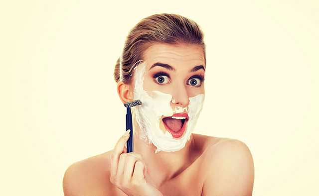 Có nên cạo lông mặt hay không