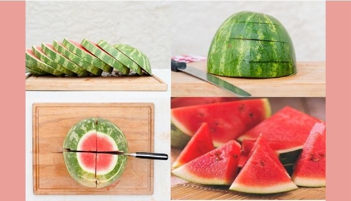 Cắt dưa hình tam giác Cắt dưa hình tam giác