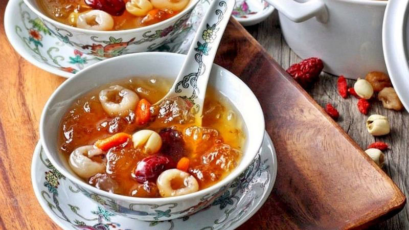 Cách nấu chè dưỡng nhan 10 vị