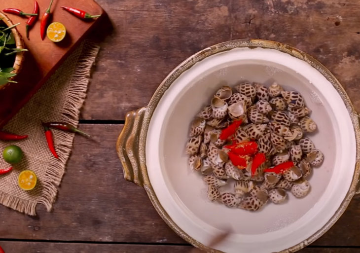 Sơ chế ốc hương Sơ chế ốc hương