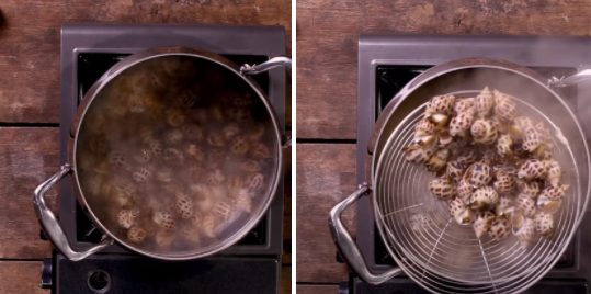 Luộc ốc hương Luộc ốc hương