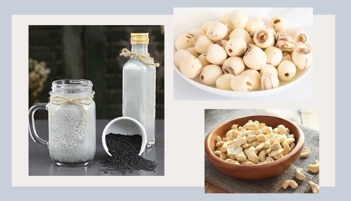 Sữa mè đen hạt sen Sữa mè đen hạt sen