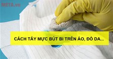 Cách tẩy mực bút bi trên áo, giấy và các đồ dùng khác hiệu quả nhất