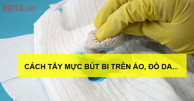 Cách tẩy mực bút bi