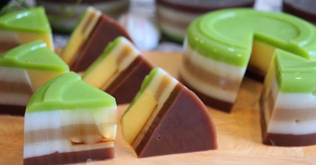 Cách nấu đông sương nhiều tầng Cách nấu đông sương nhiều tầng