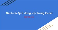 5 Cách cố định dòng, cột trong Excel đơn giản nhất