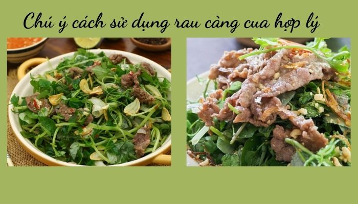 Rau càng cua Rau càng cua