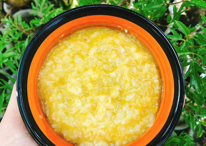 Cách nấu cháo cá lóc bí đỏ